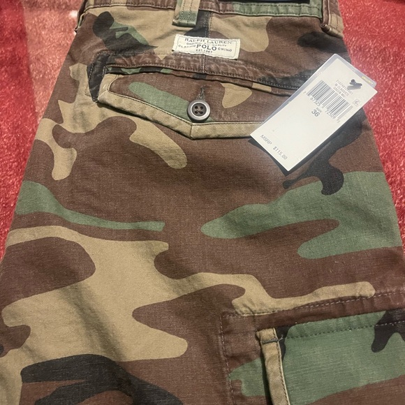 Ralph Lauren army cargo shorts 36 - Picture 4 of 15